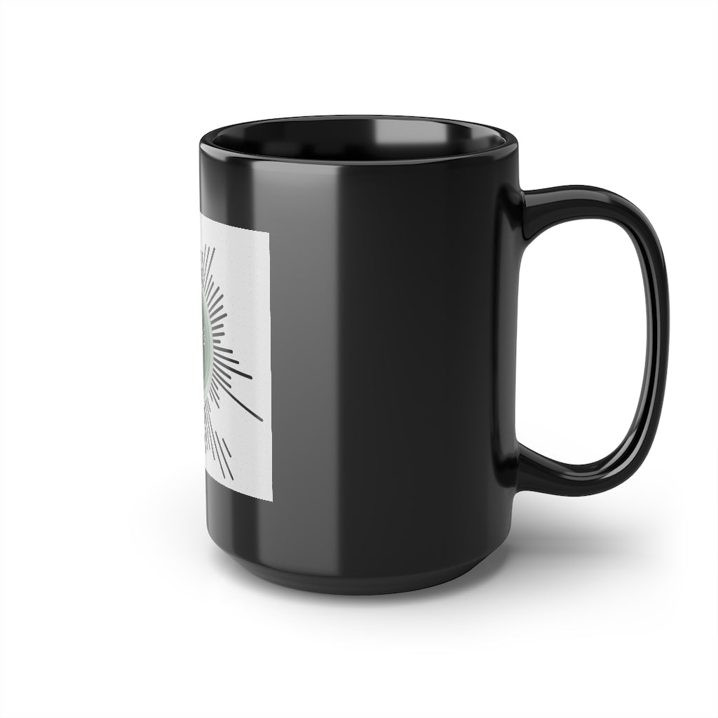 Trevorly Hills Black Mug, 15oz