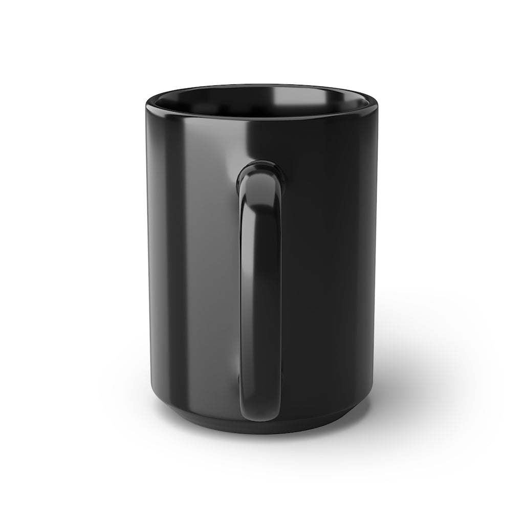 Trevorly Hills Black Mug, 15oz